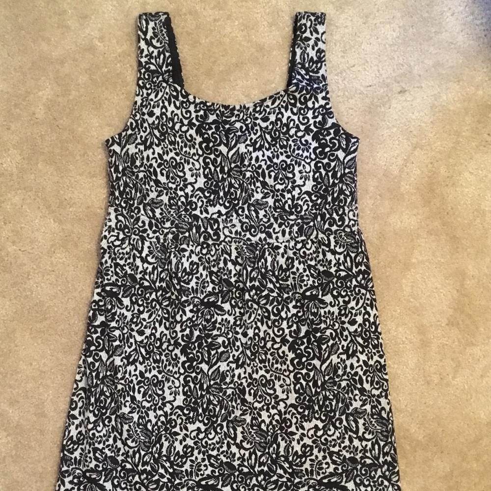 Liz Lange Maternity Silver/Black Dress